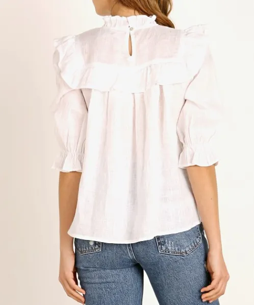 Acacia Tops>Leblon Top White