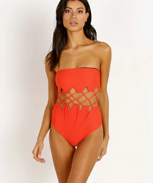 Acacia One Pieces>Mundaka One Piece Neon Lava
