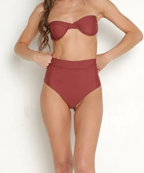 Acacia Bikinis>Solento Bikini Bottom Currant