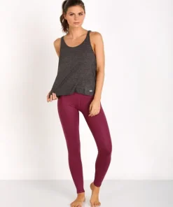 alo Tops>Twist Tank Charcoal