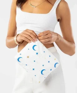 Aloha Accessories>Aegean Nights Small Splash Proof Zipper Bag Cerulean