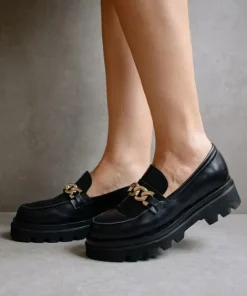 ALOHAS Flats>Track Loafer Total Black