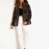 APPARIS Jackets>Sarah Faux Fur Jacket Ash Gray