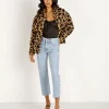 APPARIS Jackets>Tiarra Teddy Bear Jacket Leopard Shearling