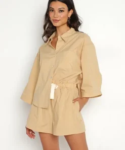 Araminta James Shorts | Tops>Biarritz Set Tan