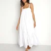 Araminta James Dresses>Sunset Dress Snow White