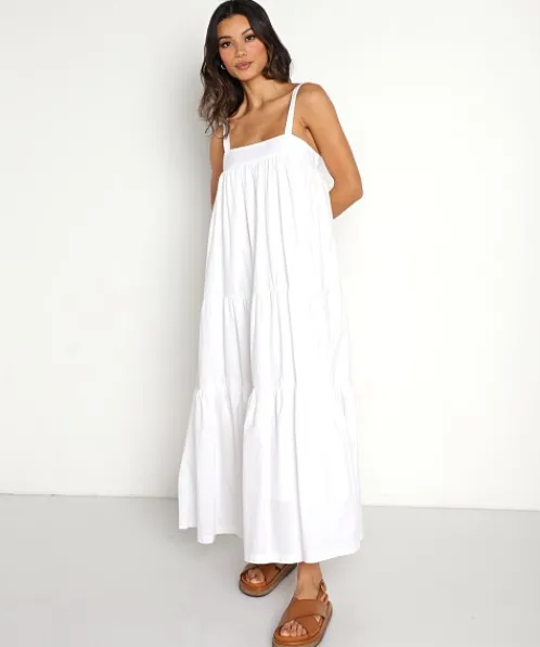 Araminta James Dresses>Sunset Dress Snow White