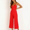 ASTR the Label Dresses>Izzy Jumpsuit Red