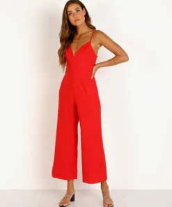 ASTR the Label Dresses>Izzy Jumpsuit Red