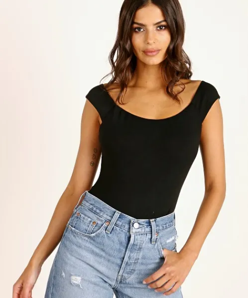 ASTR the Label Bodysuits | Tops>Jessa Bodysuit Black