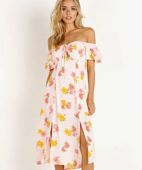 ASTR the Label Dresses>Kayli Dress Blush Flora