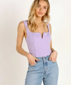 ASTR the Label Bodysuits | Tops>Nouveau Bodysuit Lilac