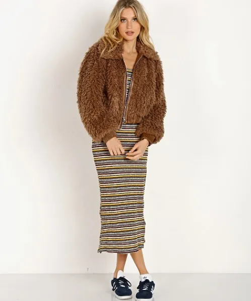 ASTR the Label Jackets>Phoenix Jacket Mocha
