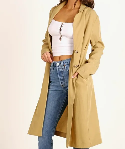 ASTR the Label Jackets>Reede Jacket Khaki