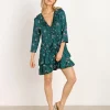 Auguste the Label Dresses>Grace Mini Dress Emerald