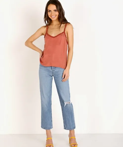 Auguste the Label Tops>Honey Cami Rust