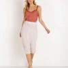 Auguste the Label Skirts>Jasmine Bias Slip Midi Skirt Cream