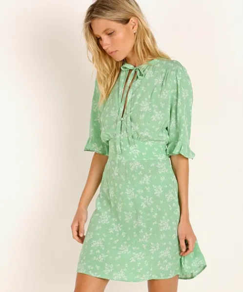 Auguste the Label Dresses>Maeve Mimi Mini Dress Vibrant Green