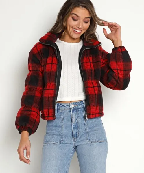 BB Dakota Jackets>Everlong Jacket True Red