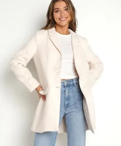 BB Dakota Jackets>Whiskey Business Coat Albaster