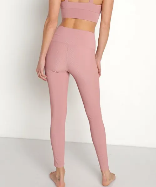 Beach Riot Bottoms>Ayla Legging Dusty Rose