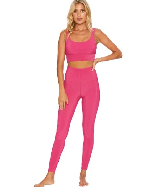 Beach Riot Bottoms>Ayla Legging Fuchsia