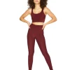 Beach Riot Bottoms>Ayla Legging Oxblood