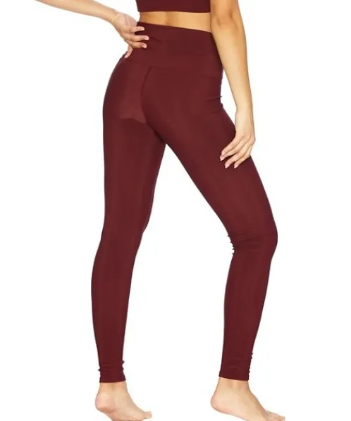 Beach Riot Bottoms>Ayla Legging Oxblood