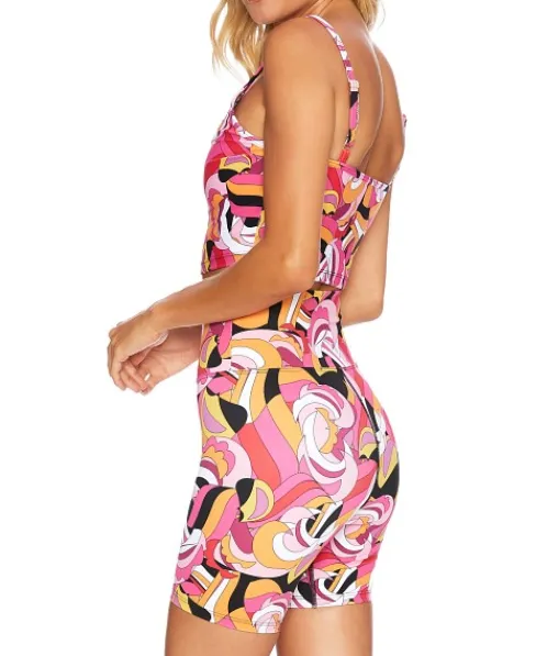 Beach Riot Bottoms>Bike Short Psychedelic Geo