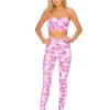 Beach Riot Bottoms>Cara Legging Pink/Purple Tie Dye