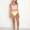 Beach Riot Bikinis>Eva Bikini Top Fruity Colorblock