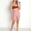 Beach Riot Sports Bras>Eva Top Sports Bra Oxblood