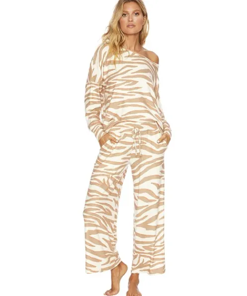 Beach Riot Pants | Pants>Hailey Pant Cloud Cream Zebra