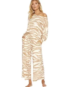 Beach Riot Pants | Pants>Hailey Pant Cloud Cream Zebra