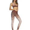 Beach Riot Sports Bras>Kelly Sports Bra Rust Zebra