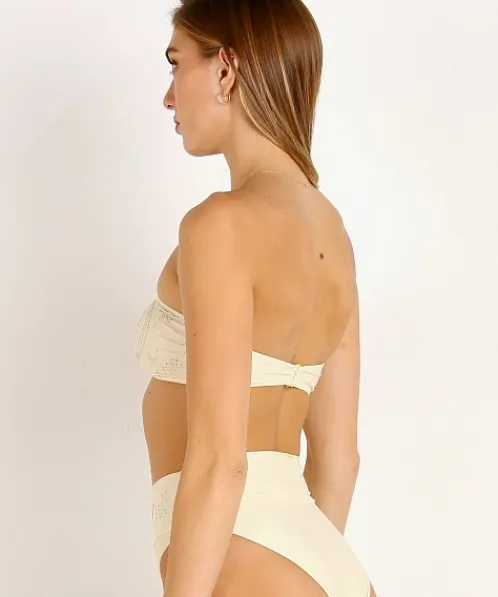 Beach Riot Bikinis>Kelsey Bikini Top Ivory