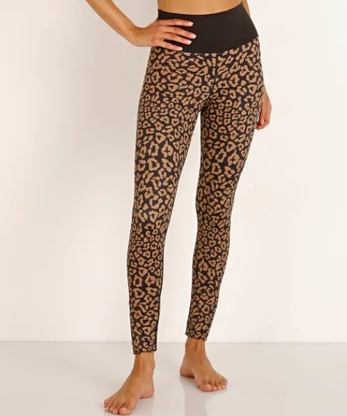 Beach Riot Bottoms>Leo Legging Leopard