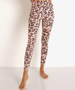 Beach Riot Bottoms>Piper Legging Watercolor Leopard