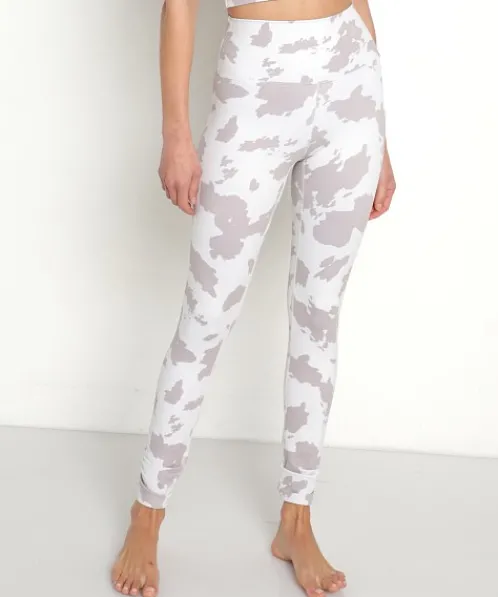 Beach Riot Bottoms>Piper Legging Taupe Cow