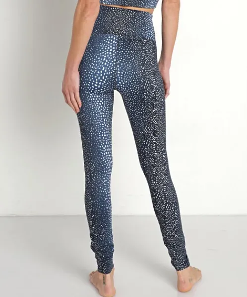 Beach Riot Bottoms>Piper Legging Navy Splatter