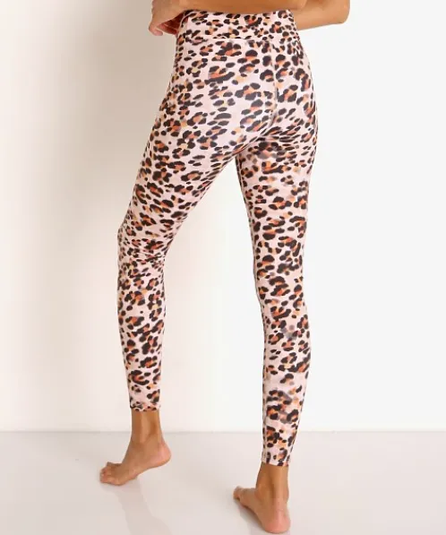 Beach Riot Bottoms>Piper Legging Watercolor Leopard
