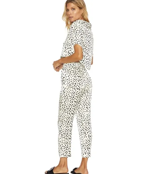 Beach Riot Tops>Regan Blouse Dalmatian Spot