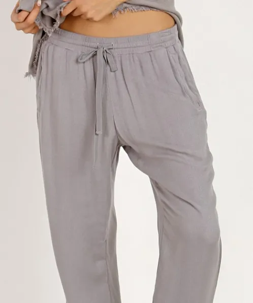 Bella Dahl Pants>Easy Sweat Pant Stone