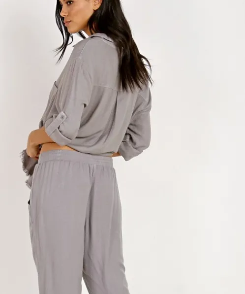 Bella Dahl Pants>Easy Sweat Pant Stone