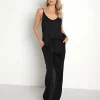 Bella Dahl Sleep Shirts>Ecovera Camisole PJ Top Black