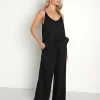 Bella Dahl Pants>Ecovera Wide Leg PJ Pant Black