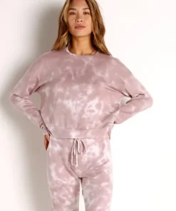 Beyond Yoga Knits>Day to Day Pullover Rose Cloud