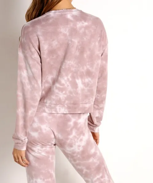 Beyond Yoga Knits>Day to Day Pullover Rose Cloud