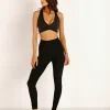 Beyond Yoga Sports Bras>Run Around Bralet Jet Black