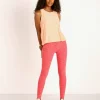 Beyond Yoga Bottoms>Spacedye High Waisted Midi Legging Raspberry Peach